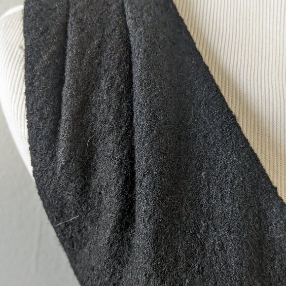 Charcoal wool blend sheath dress - Picture 3 of 6